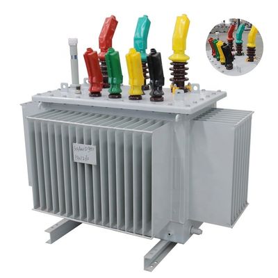Transformateur de distribution de puissance rempli à l'huile électrique immergé à 6 kV 11 kV pour trois phases