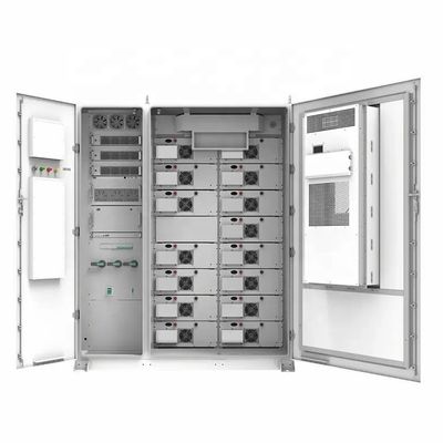 Armoire de stockage d'énergie pour refroidissement liquide extérieur 2500 kg pour une puissance élevée supérieure à 50 kWh