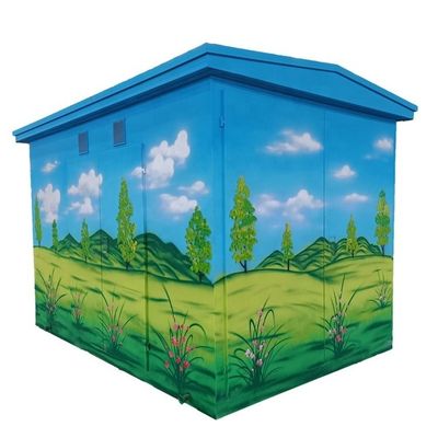 Station de transformation de type boîte extérieure à trois phases de 800kva avec matériau cuivre/aluminium