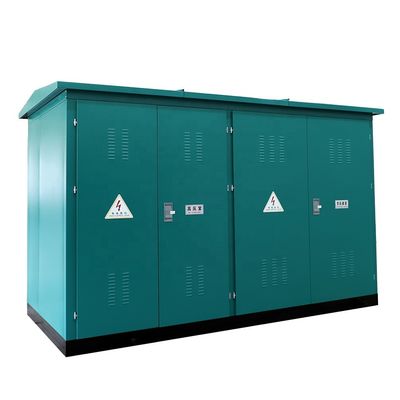 200KVA 315KVA 400KVA Jusqu'à 2,5 MVA Combinaison extérieure sous-station de transformateur de distribution d'énergie compacte 6.6KV 11KV 33KV